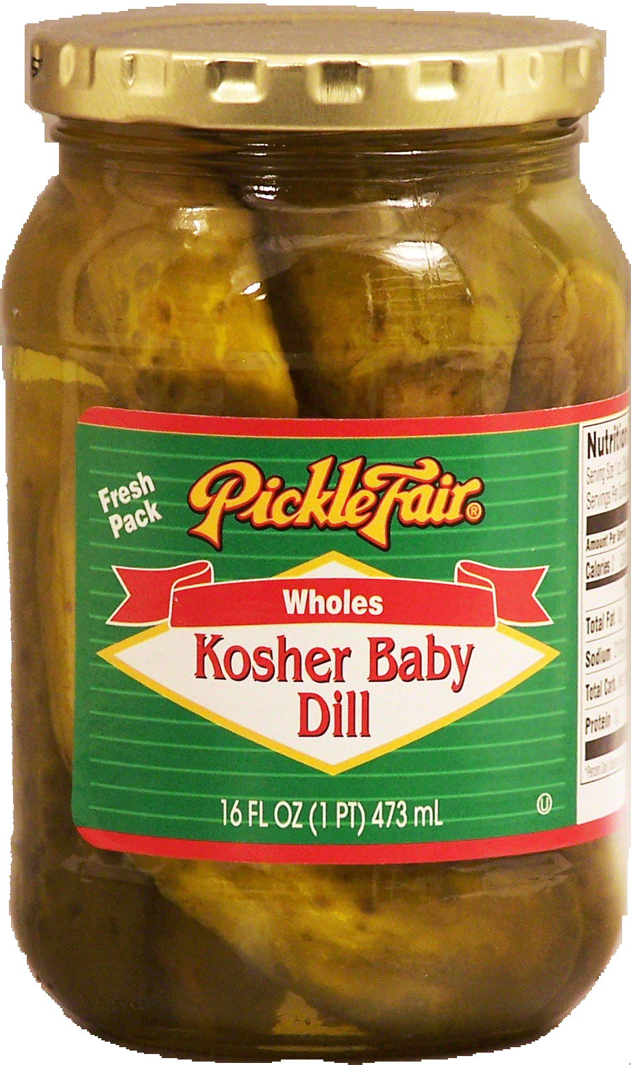 Pickle Fair  kosher baby dill pickles, fresh pack Full-Size Picture